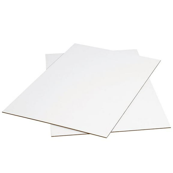 Global Industrial B2276732 Corrugated Sheets - 40 x 30 in. - White
