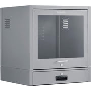 Global Industrial Countertop CRT Computer Cabinet Dark Gray