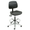 thumbnail image 1 of Global Industrial Deluxe 5 Way Adjustable Polyurethane Shop Stool, 1 of 4