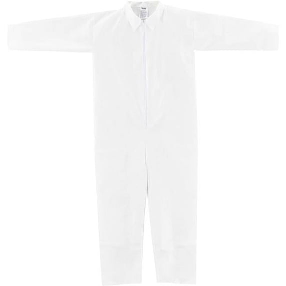 Global Industrial Disposable Microporous Coverall with Open Wrists & Ankles - White, Extra Large - 25 per Case