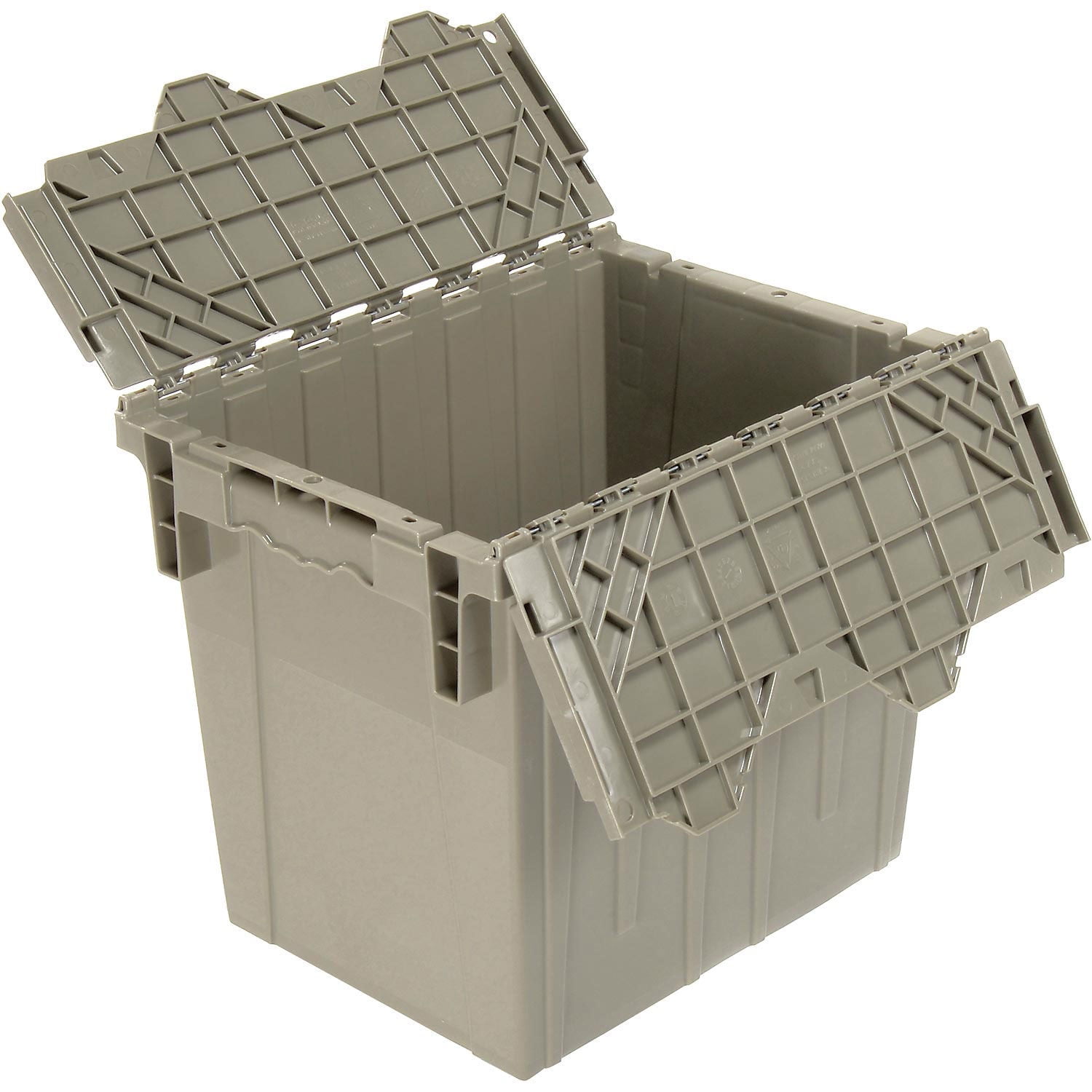Global Industrial Plastic Attached Lid Shipping & Storage Global Industrial Plastic Attached Lid Shipping & Storage