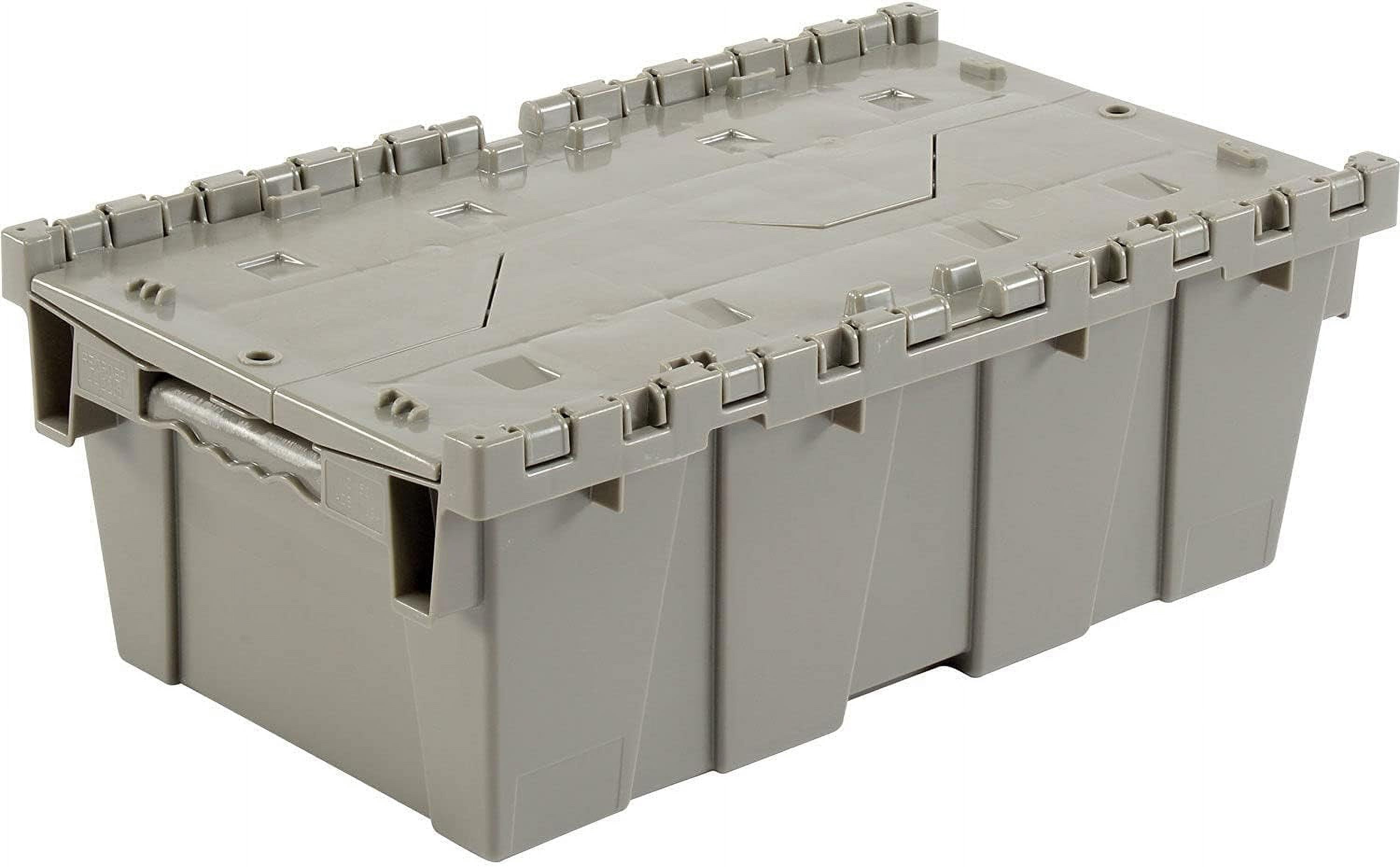 Global Industrial Distribution Container With Hinged Lid, 19-5/8X11-7 ...