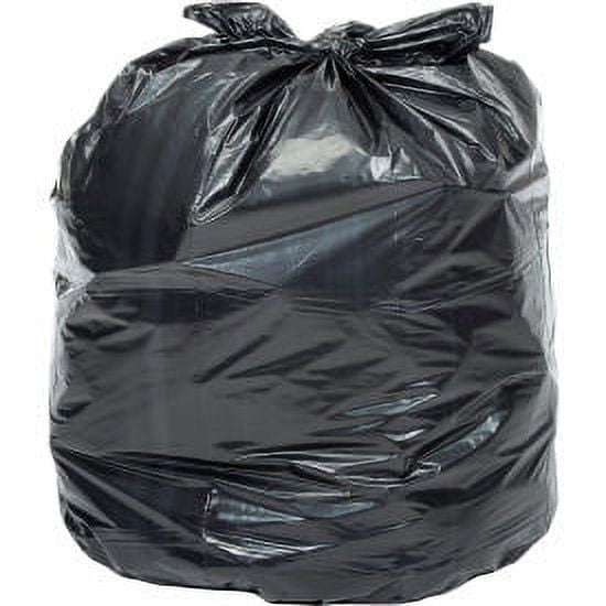 Plasticplace 56 Gallon Heavy Duty Trash Bags, 100 Count, Black 