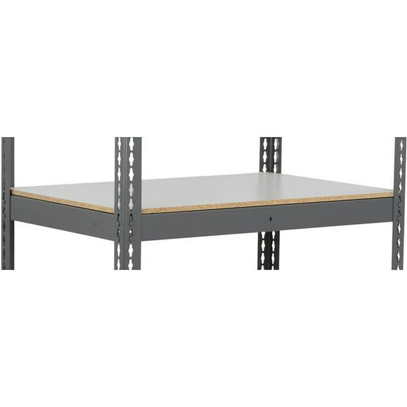 Global Industrial SBD2436L Extra Heavy Duty Boltless Shelving Additional Shelf - Laminate Deck, Gray - 36 x 24 in.