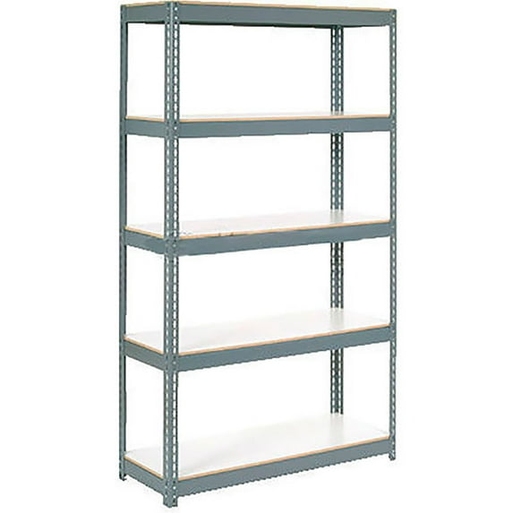 Global Industrial Extra Heavy Duty Shelving 36Wx24Dx60H 6 Shelves 1500 lbs. Cap. Per Shelf GRY