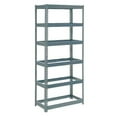 thumbnail image 1 of Global Industrial Extra Heavy Duty Shelving 48"W x 18"D x 60"H With 6 Shelves, No Deck, Gray, 1 of 3