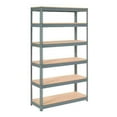 thumbnail image 1 of Global Industrial Extra Heavy Duty Shelving 48"W x 24"D x 96"H With 6 Shelves, Wood Deck, Gry, 1 of 3