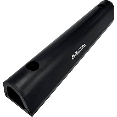 Global Industrial Extruded Rubber Fender Bumper, 24"L x 4-1/4"W x 4"H