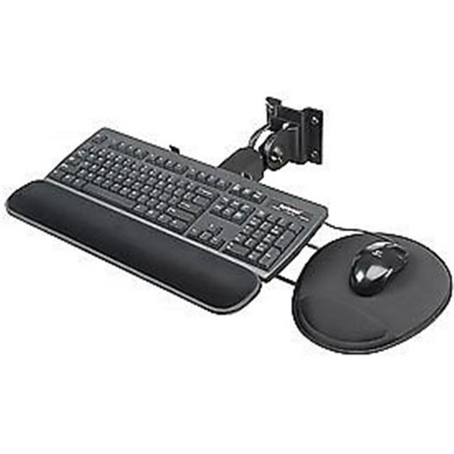 Global Industrial FlipUp Keyboard & Mouse Tray for Orbit Workstation