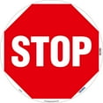 thumbnail image 1 of Global Industrial Floor Sign, Walk On, Stop, 17in Dia, 1 of 3