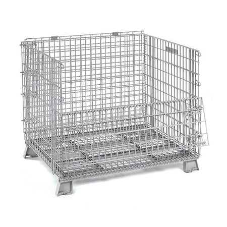 Global Industrial Folding Wire Container, 5000 Lb Capacity, 48"L x 40"W x 36-1/2"H