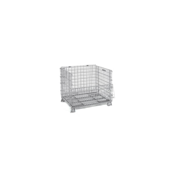 Global Industrial Folding Wire Container, 5000 Lb Capacity, 48"L x 40"W x 42-1/2"H