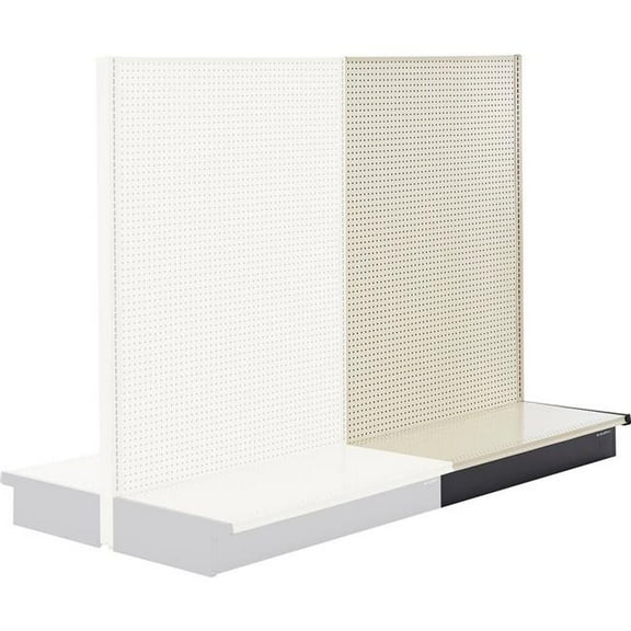 Global Industrial 243459 Gondola Shelving Double Sided Aisle Add-On, 48 W x 47 D x 72 H in. - Beige