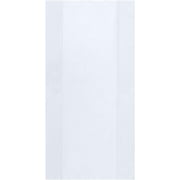 Global Industrial B2205114 Gusseted Poly Bags - 5 x 2 x 12 in. - 1 Mil - Clear - Pack of 1000