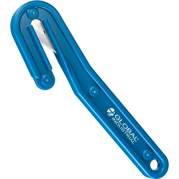 Global Industrial Heavy Duty Stretch Wrap Film Cutter Blue 2/Pack