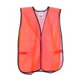 thumbnail image 1 of Global Industrial Hi-Vis Safety Vest Mesh Orange One Size, 1 of 1