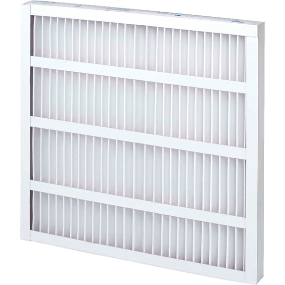 Global Industrial High Capacity Pleated Air Filter, MERV 8, Self-Supported, 25"Wx20"Hx2"D, Lot of 12