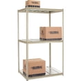 thumbnail image 1 of Global Industrial High Capacity Starter Rack 48x36x843 Level Steel Deck 1500lb Per Shelf Tan, 1 of 3