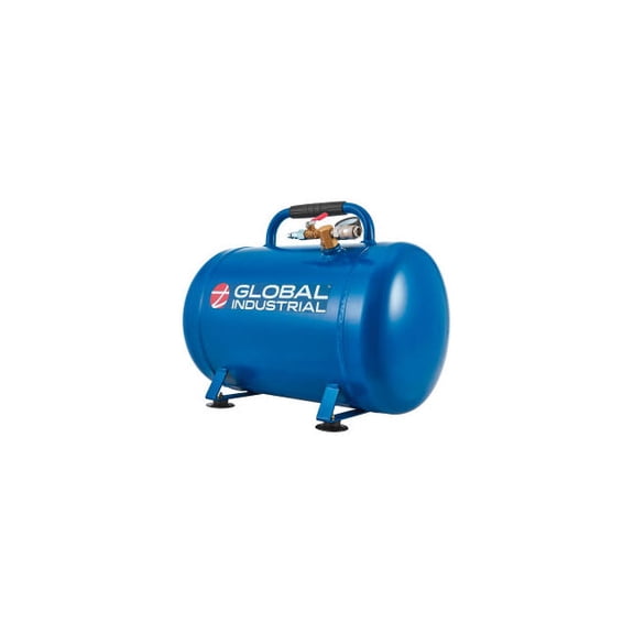Global Industrial Horizontal Portable Air Tank 7 Gallon 150 PSI