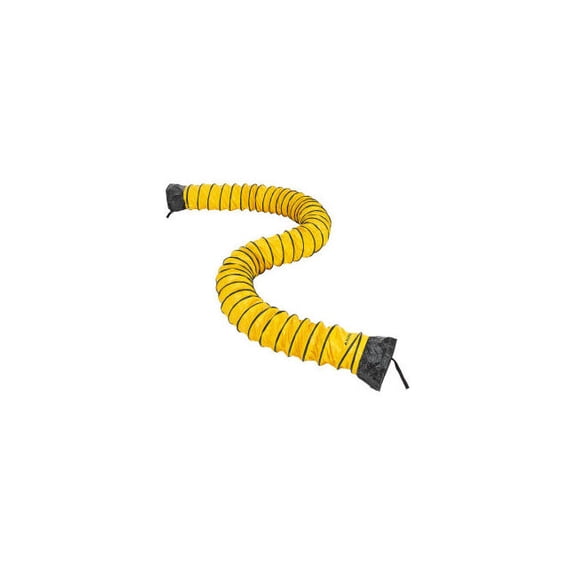 Global Industrial Indoor/Outdoor Flexible Duct 12""Dia. x 25'L Yellow
