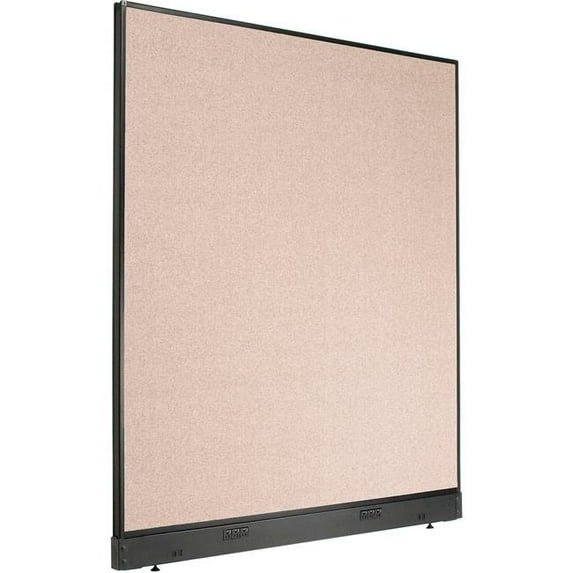 Global Industrial Interion Electric Office Partition Panel - 60.25 x 64 in. - Tan