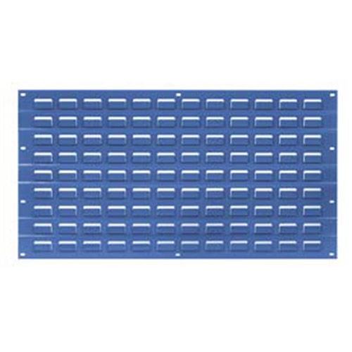 Global Industrial Louvered Wall Panel, 18x19, Blue, Lot of 4