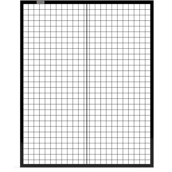 Global Industrial Machine Wire Guard Panel, 4'W, Black