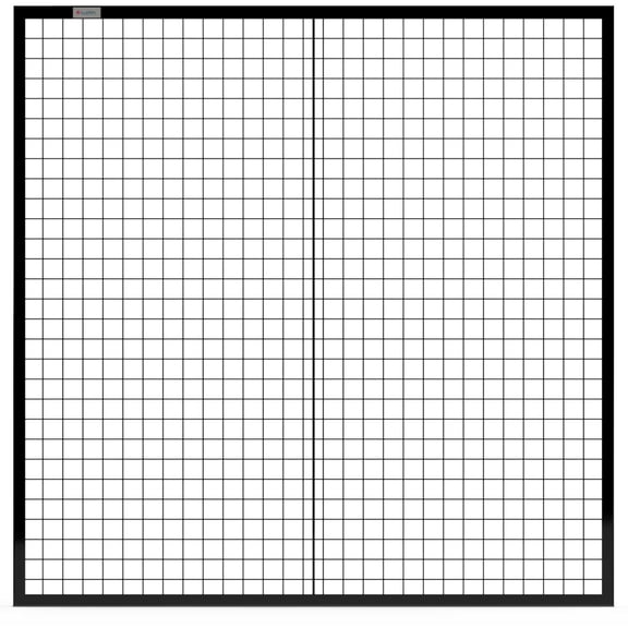 Global Industrial Machine Wire Guard Panel, 5'W, Black