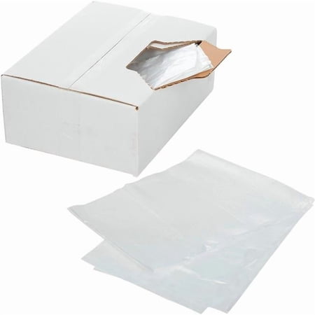 Global Industrial 732318 Medium Duty Trash Bags - 7-10 Gal - 0.35 Mil - Clear - 1000 Bags Per Case