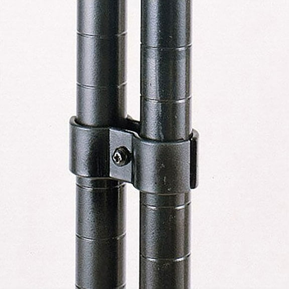 Global Industrial Nexel Post Clamp 7/16" Space Black Epoxy