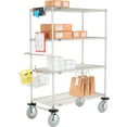 thumbnail image 1 of Nexelate Curbside Wire Truck w/4 Shelves & Pneumatic Casters, 60"L x 21"W x 72"H, 1 of 3
