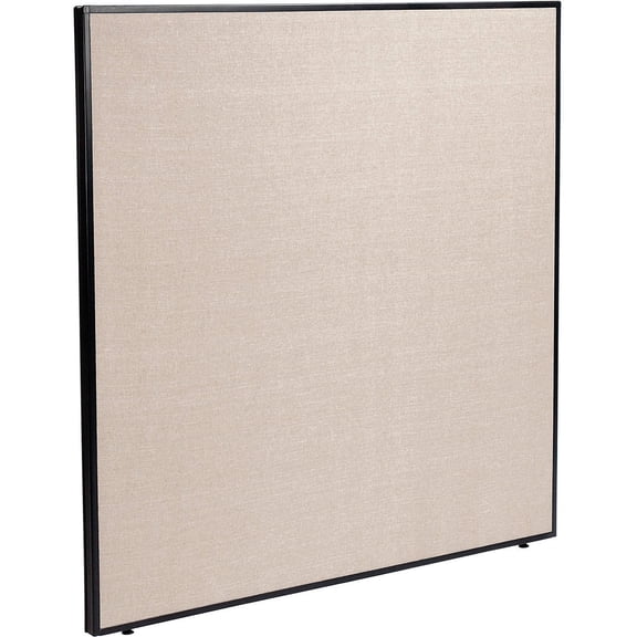 Global Industrial Office Partition Panel, 60-1/4"W x 60"H, Tan
