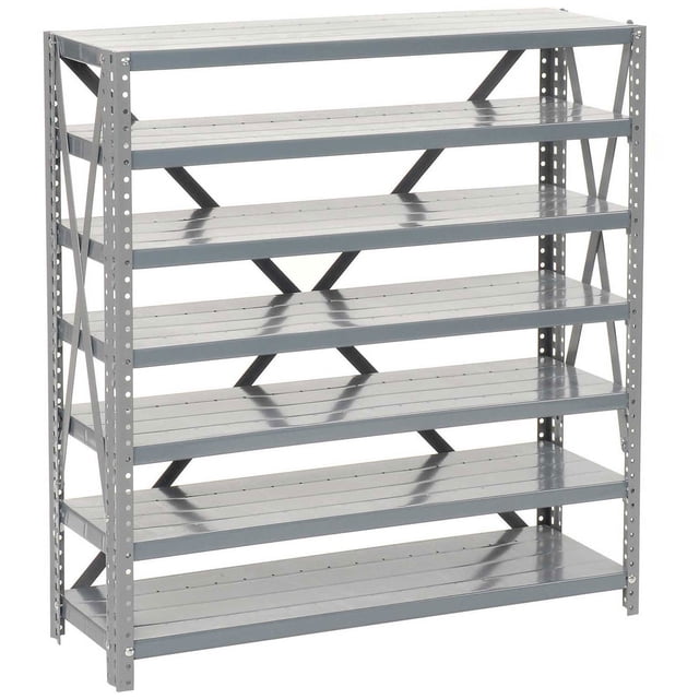 Global Industrial Open Steel Shelving 7 Shelves No Bin 36x12x39