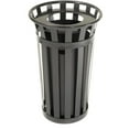 thumbnail image 1 of Global Industrial 24 Gallon Outdoor Metal Waste Receptacle, Black, 1 of 4