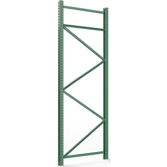 Global Industrial 320814 Pallet Rack Upright Frame - Green - 48 x 120 in.