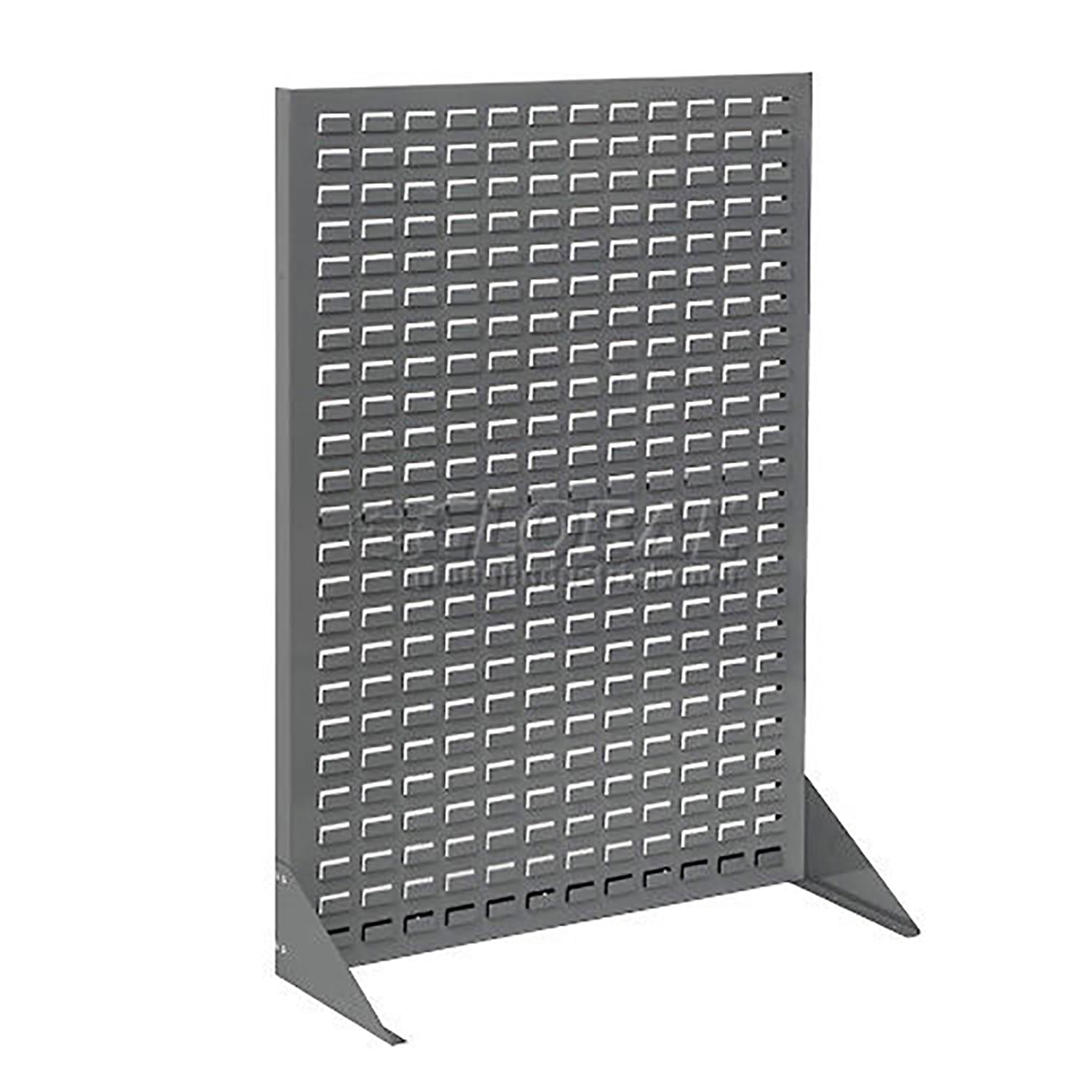 Nexel Industries Metal Storage Single Sided Floor Bin Rack, 36 x 50 in ...
