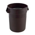 thumbnail image 1 of Global Industrial Plastic Trash Can 32 Gallon Brown, 1 of 7
