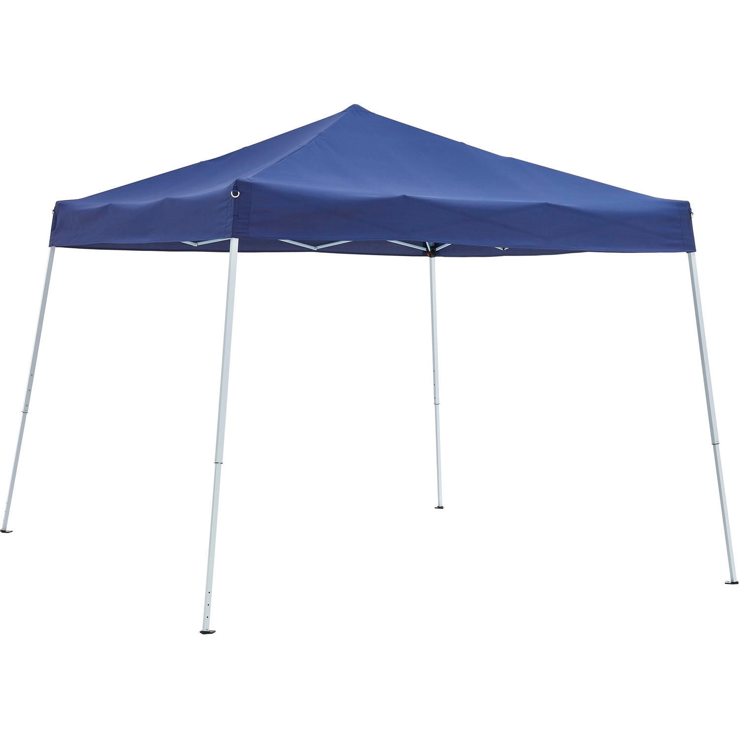 Blue Steel Frame Adjustable Slant-Leg Portable Pop-Up Canopy