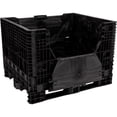 thumbnail image 1 of Global Industrial B3178585 Premium Collapsible Bulk Container, Black - 48 x 40 x 34 in. - 2000 lbs Capacity, 1 of 1