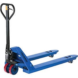Low Profile Narrow Fork Pallet Jack Truck, 4500 Lb. Capacity, 21 x 36