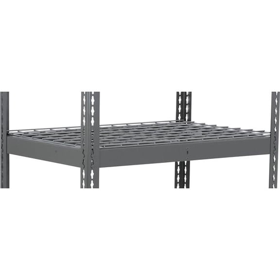 Global Industrial SBD3648R Extra Heavy Duty Boltless Shelving Additional Shelf - Wire Deck, Gray - 48 x 36 in.
