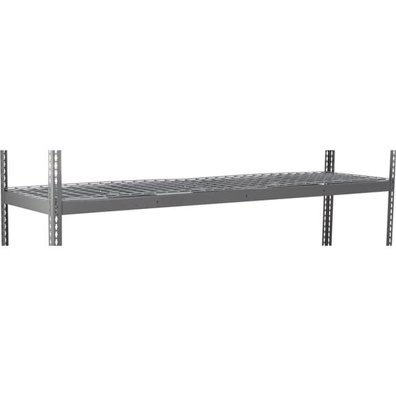 Global Industrial SBD3696R Extra Heavy Duty Boltless Shelving Additional Shelf - Wire Deck, Gray - 96 x 36 in.