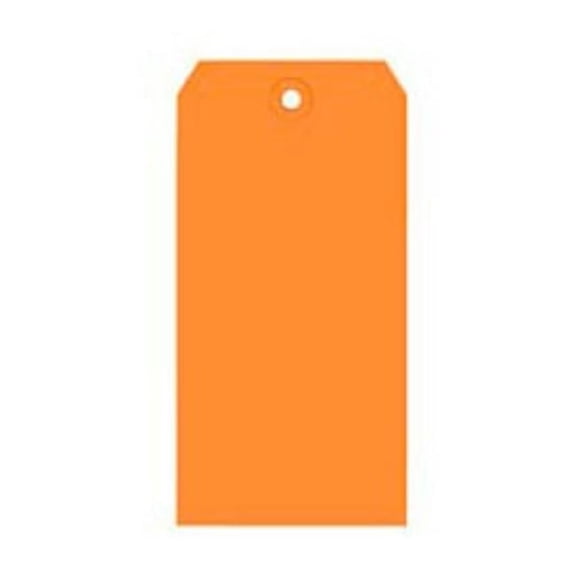 Global Industrial Shipping Tag No.1, Orange - 2.75 x 1.375 in. - Pack of 1000