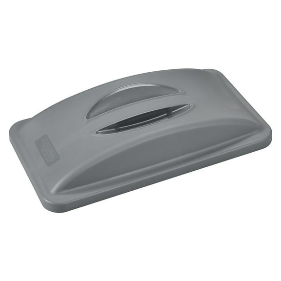 Global Industrial Solid Lid With Handle Gray