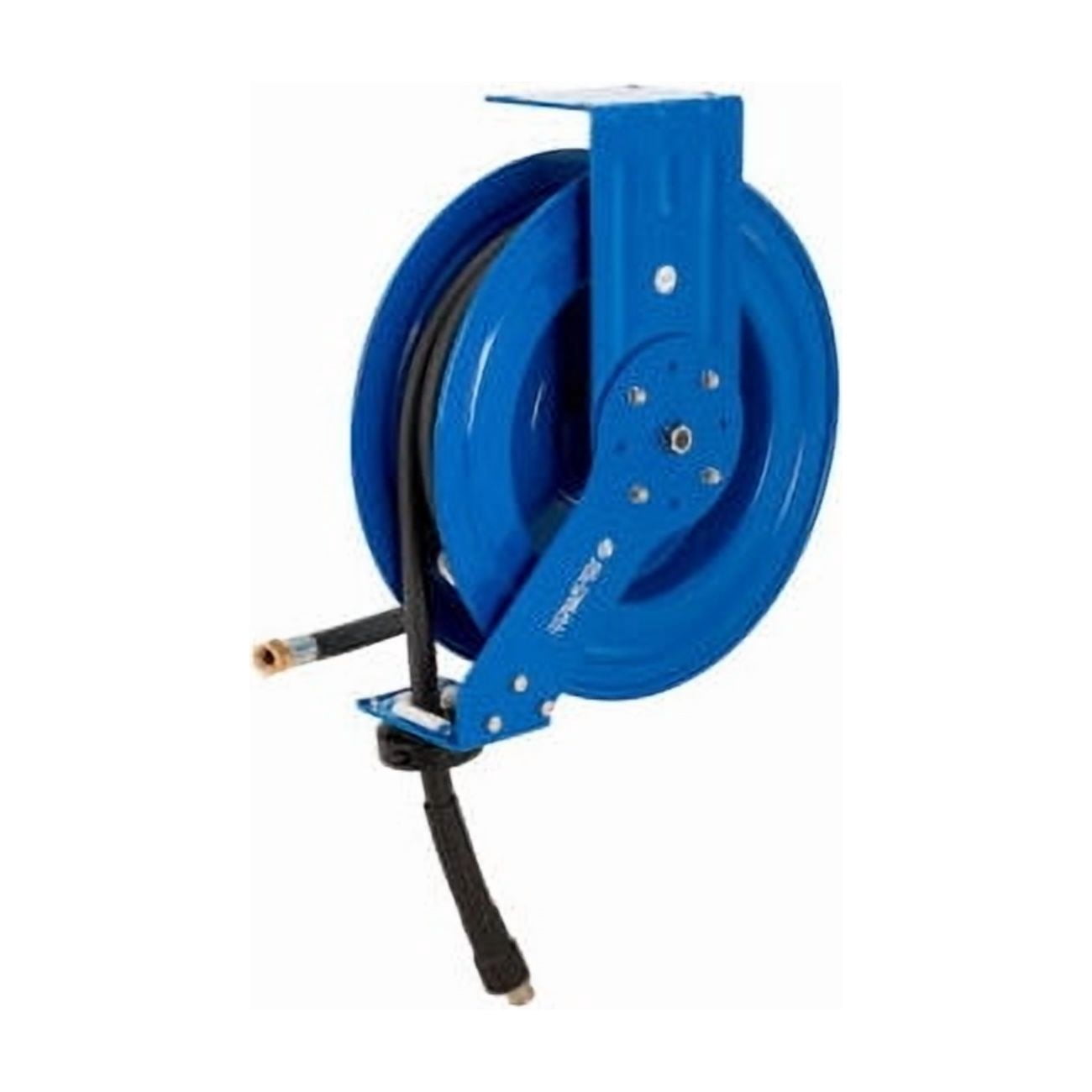Global Industrial Spring Retractable Fuel Delivery Hose Reel w/ 3/4"" x 25'L Hos