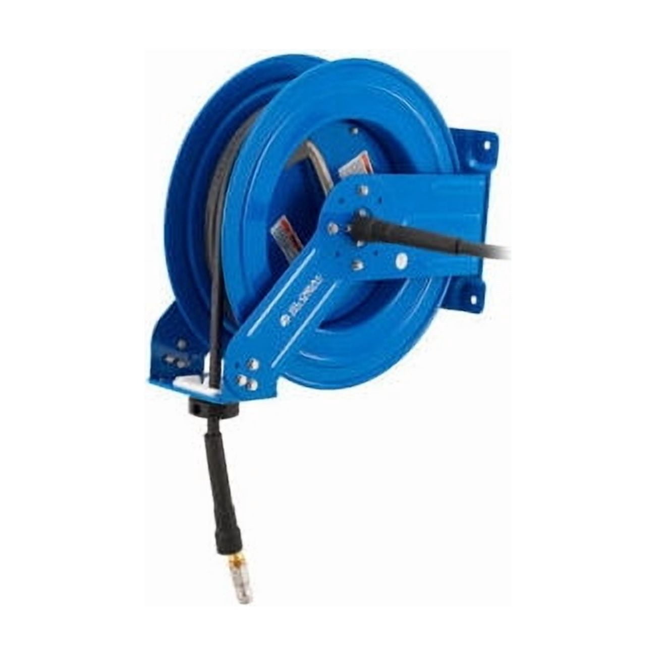 Global Industrial Spring Retractable Steel Hose Reel w/ 1/2"" x 50'L Hose 300 PS