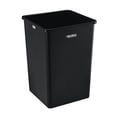thumbnail image 1 of Global Industrial Square Plastic Garbage Can, Black, 35 Gallon, 1 of 5