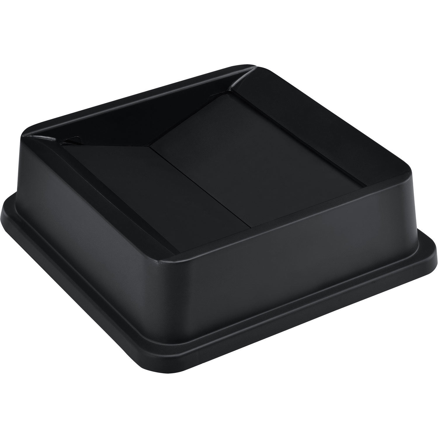 Black Durable Plastic Swing Lid for Trash Containers