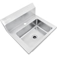 thumbnail image 1 of Global Industrial Stainless Steel Wall Mount Hand Sink with Strainer - 14 x 10 x 5 in., 1 of 1