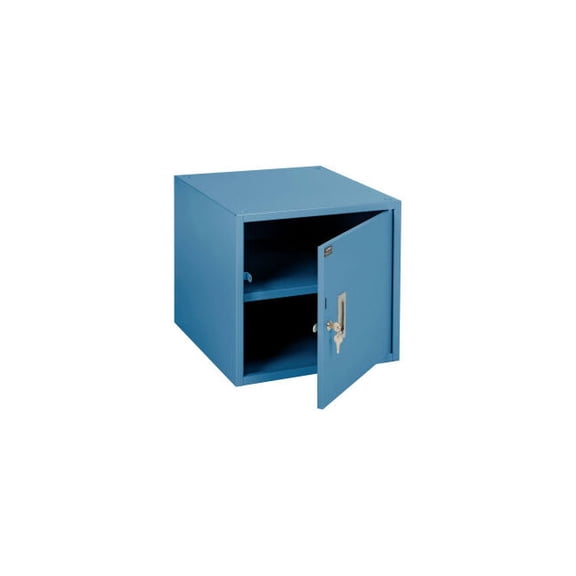 Global Industrial Stacking Steel Cabinet 17-1/4""W x 20""D x 16""H Blue